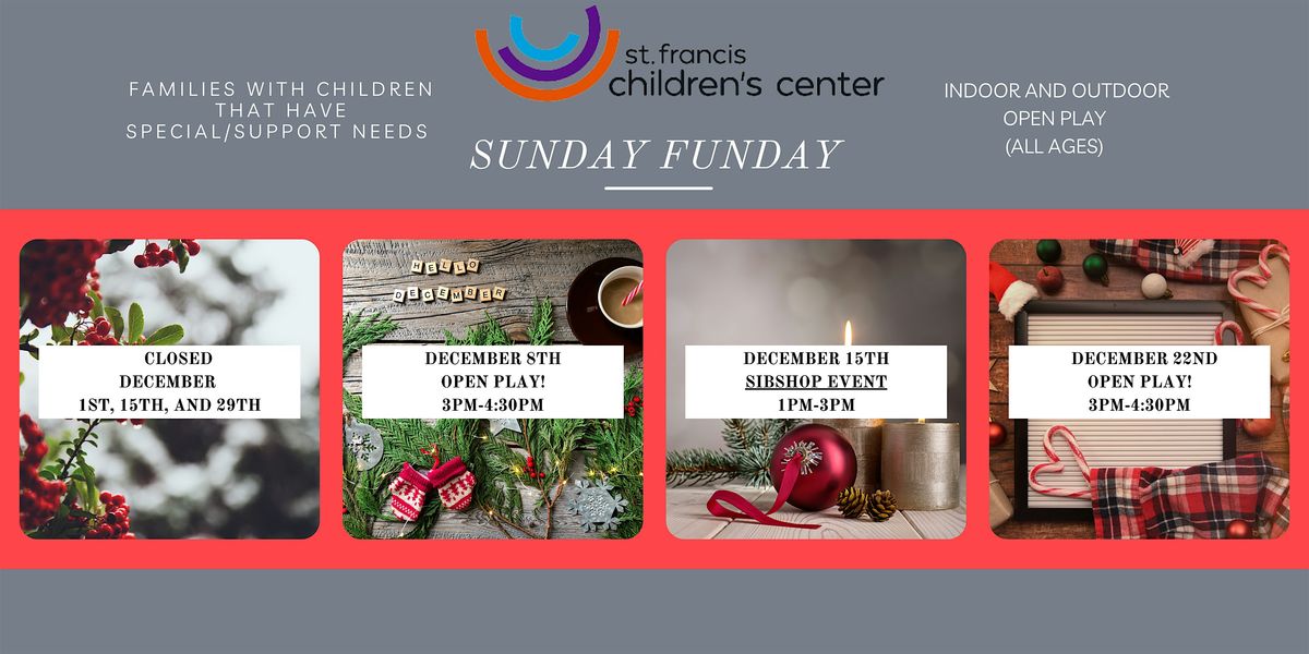 Sunday Funday for children with Special\/Support Needs