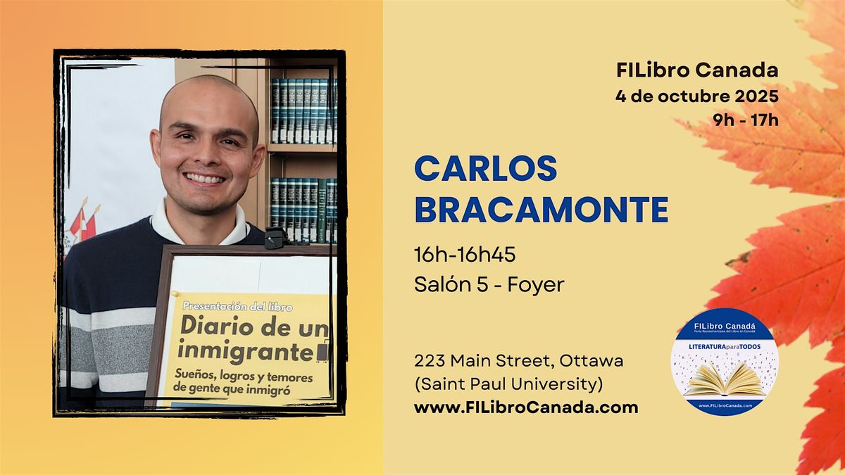 "Diario de un inmigrante" de Carlos Bracamonte