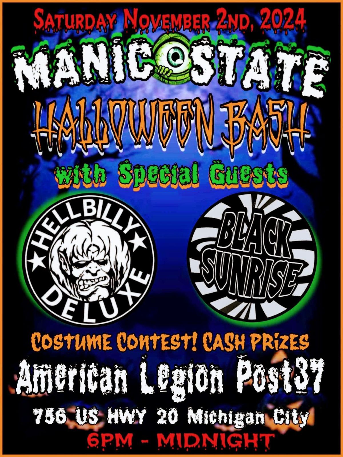 MANIC STATE HALLOWEEN BASH!