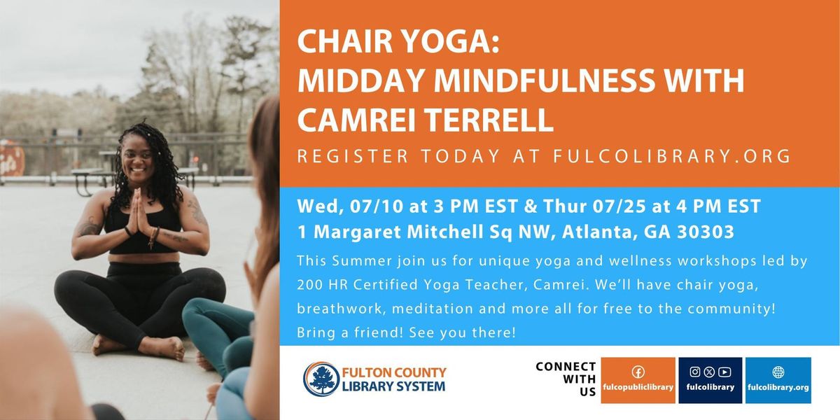 Chair Yoga: Midday Mindfulness with Camrei Terrell