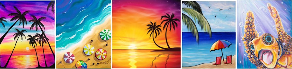 Paint & Sip: Create your own Masterpiece (SummerTheme)