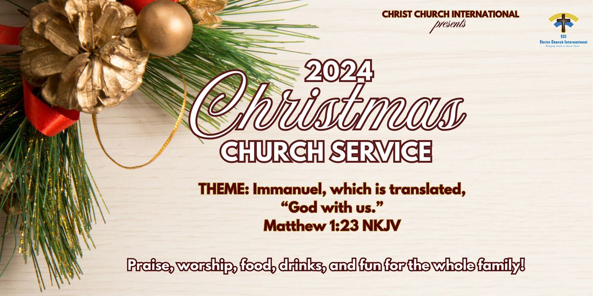 2024 Christmas Service & Holiday Party