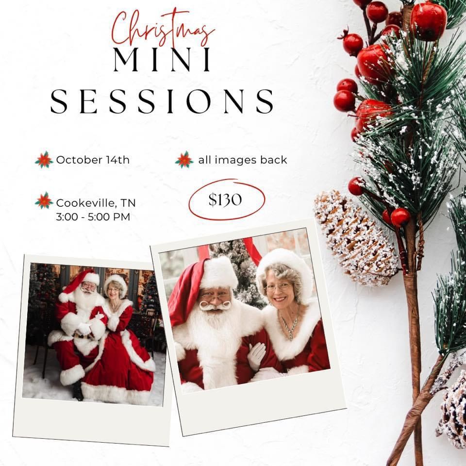 CHRISTMAS STUDIO SESSIONS WITH SANTA + MRS. CLAUS