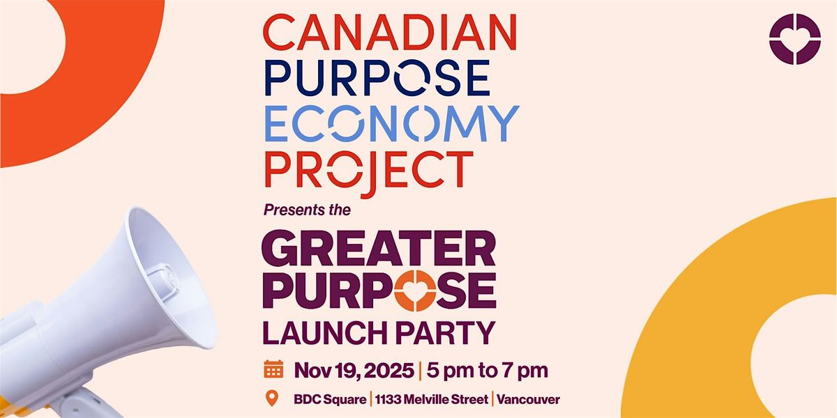 CPEP Presents the Greater Purpose Launch Party