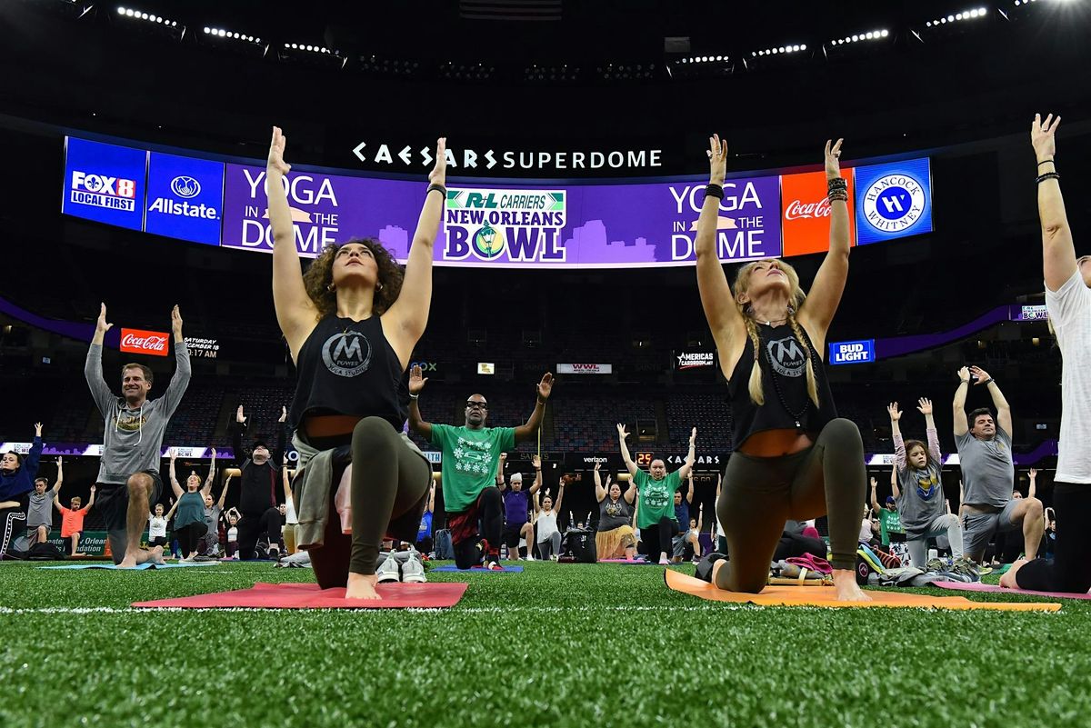 2025  Yoga In the Dome Presented by the New Orleans Bowl