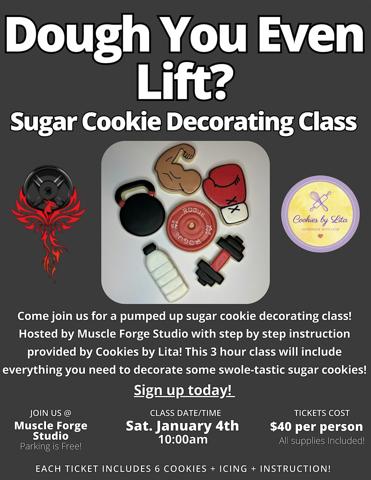 Dough You Even Lift? Sugar Cookie Decorating Class