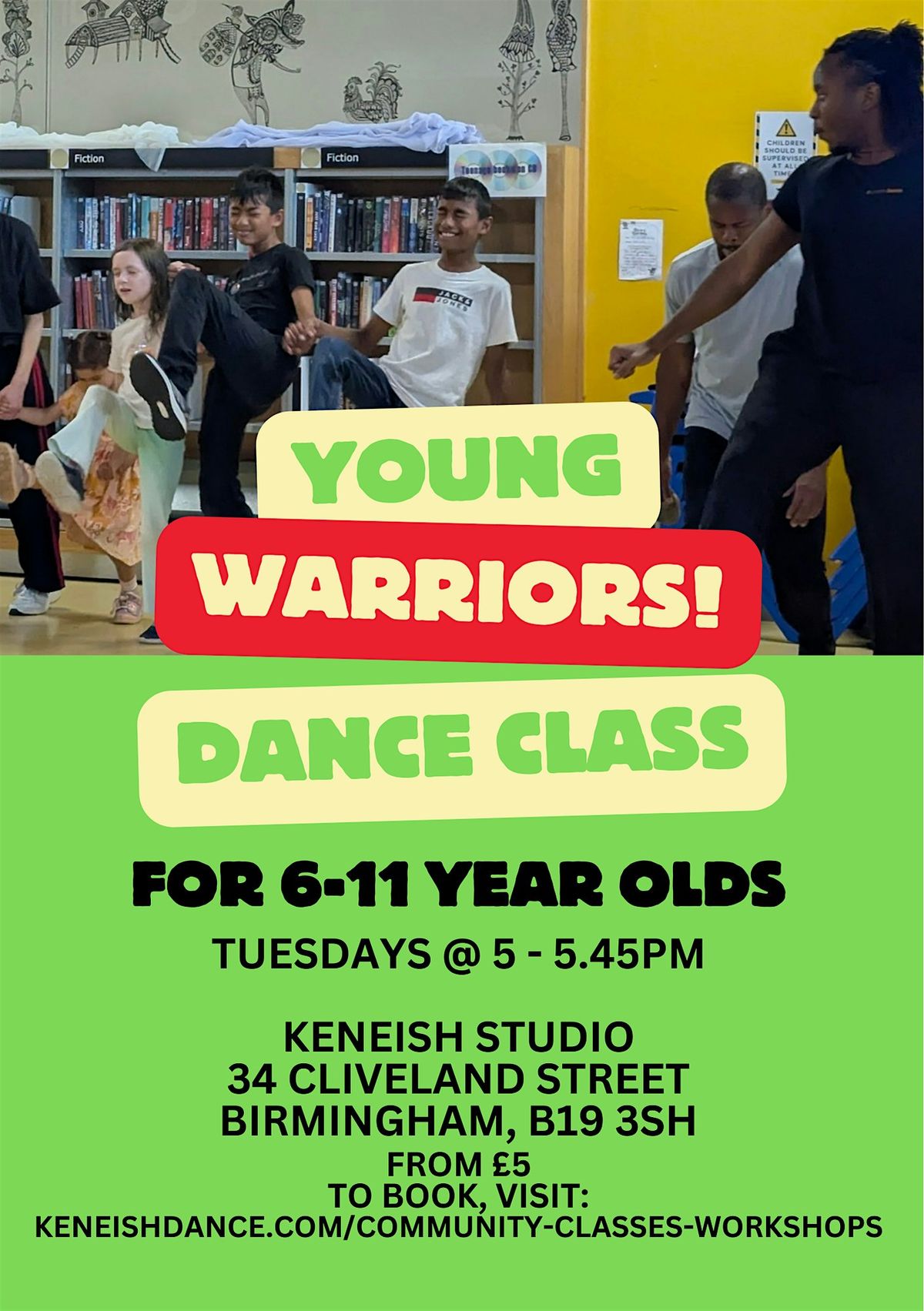 Young Warriors! Dance Class 6 - 11yrs