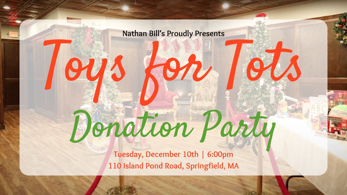 Toys for Tots Donation Party