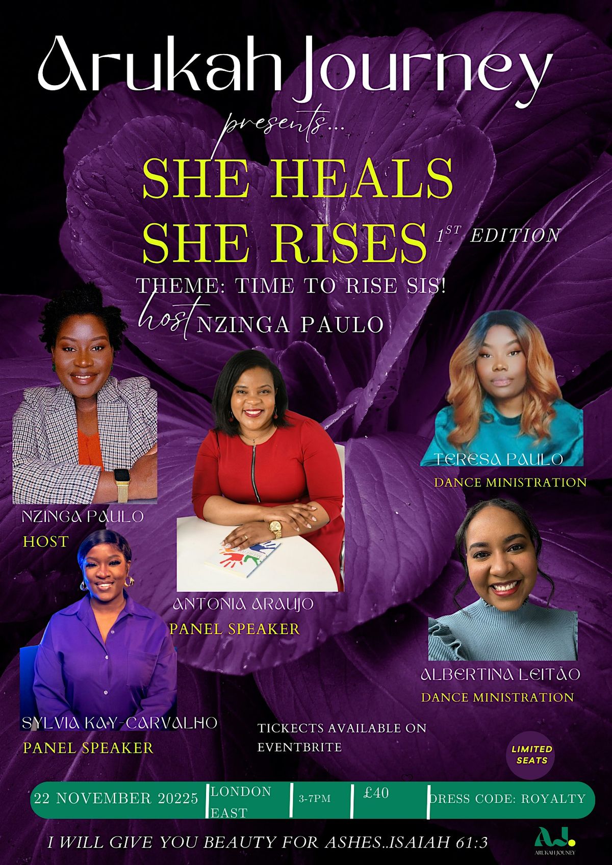 SHE HEALS, SHE RISES