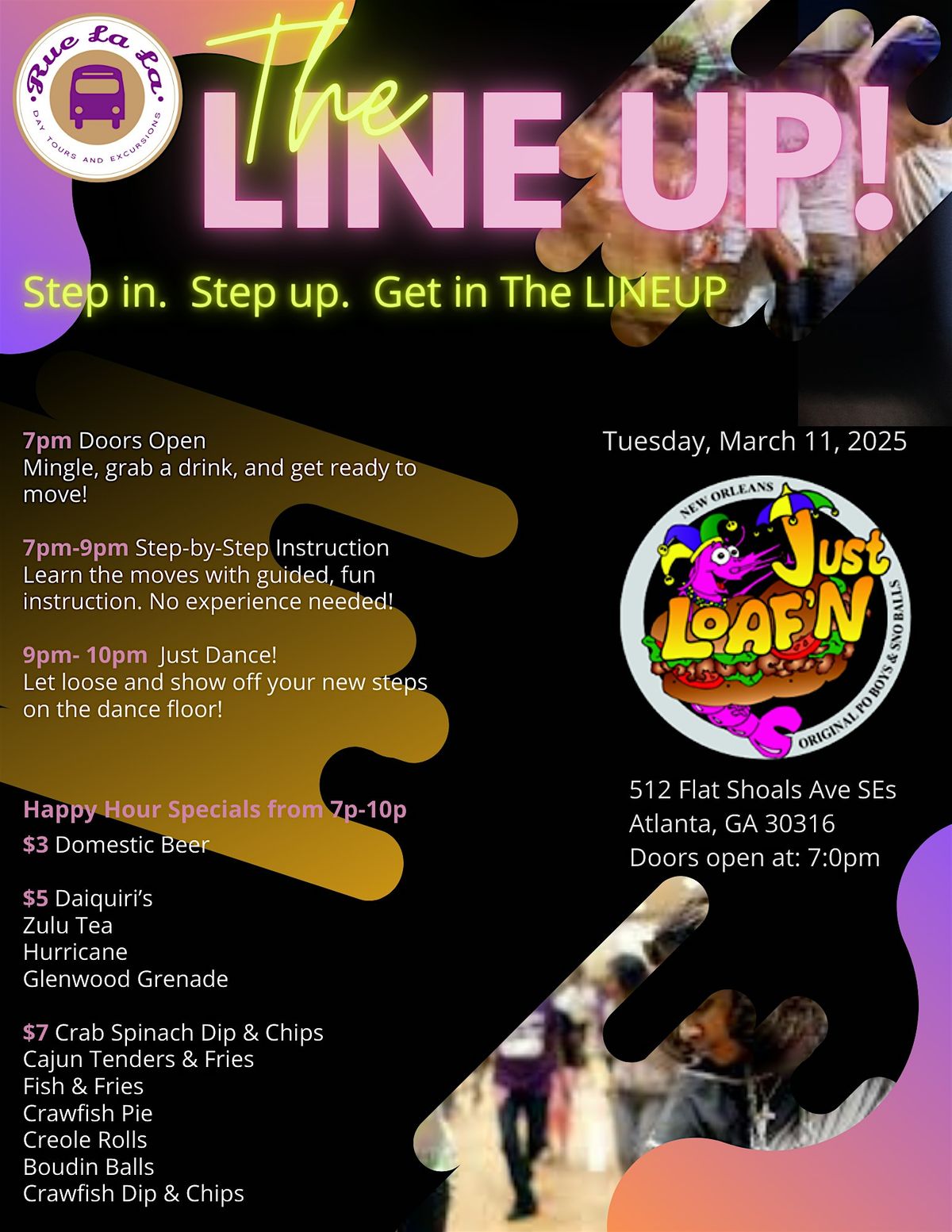 The LINE UP! The Ultimate Line Dance MeetUp