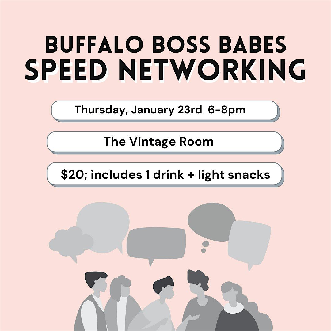 Buffalo Boss Babes Speed Networking