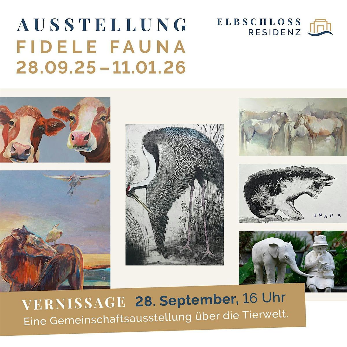 Vernissage und Ausstellung >>FIDELE FAUNA<<