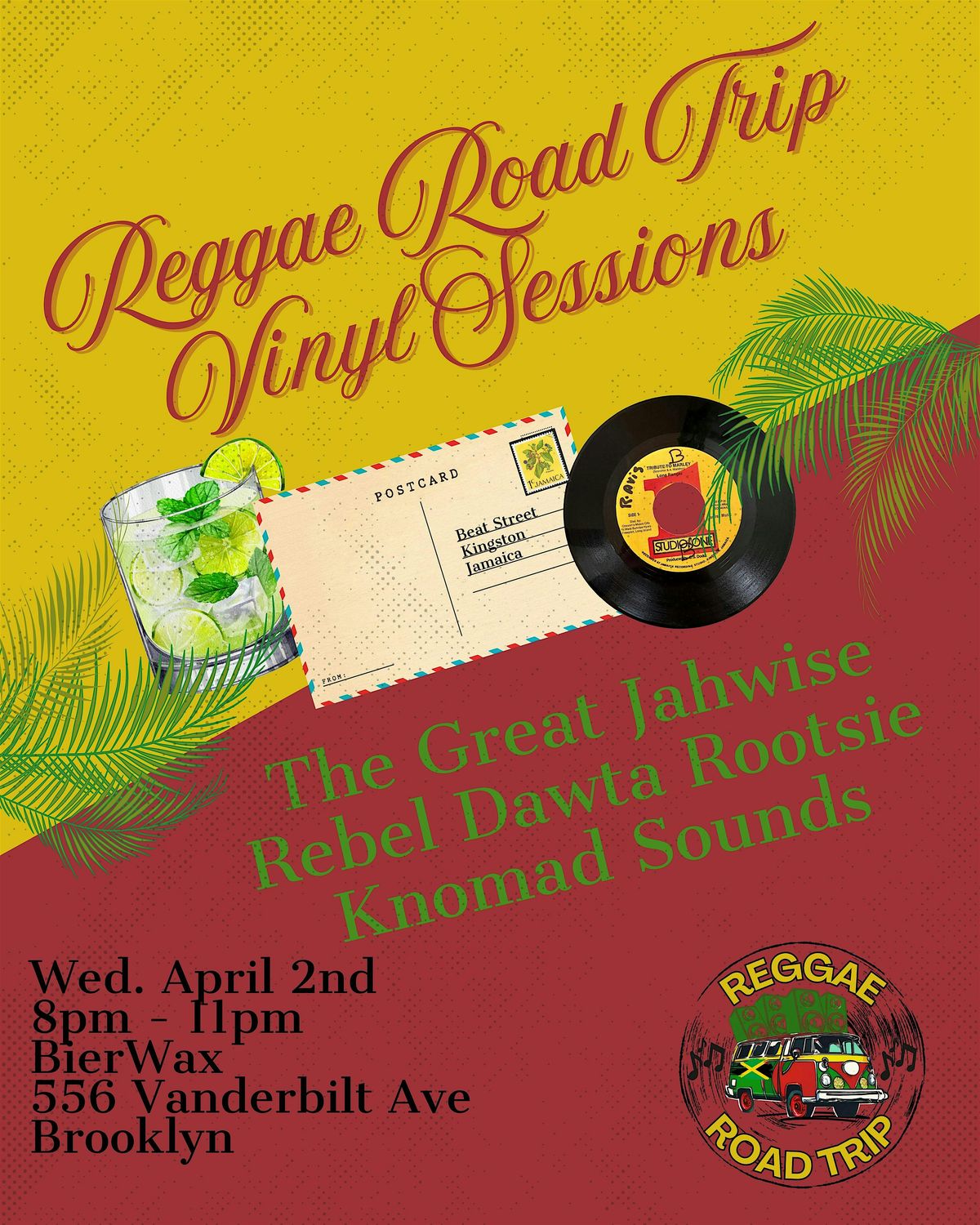 Reggae Road Trip Vinyl Sessions & Vegan\/Plant-Based Meetup