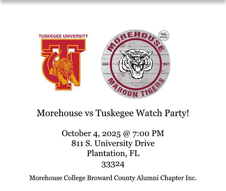 Morehouse vs Tuskegee Watch Party