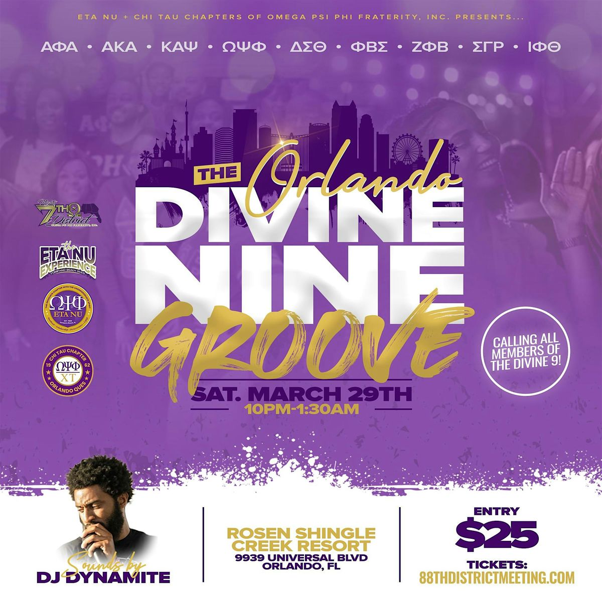 Orlando Divine 9 Groove\/Party