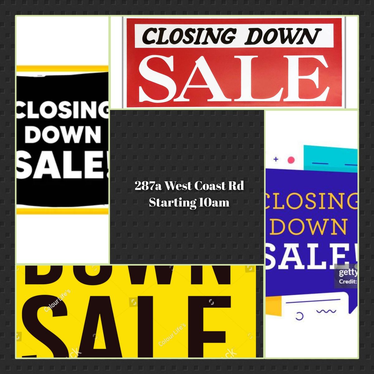 Closing Down Sale