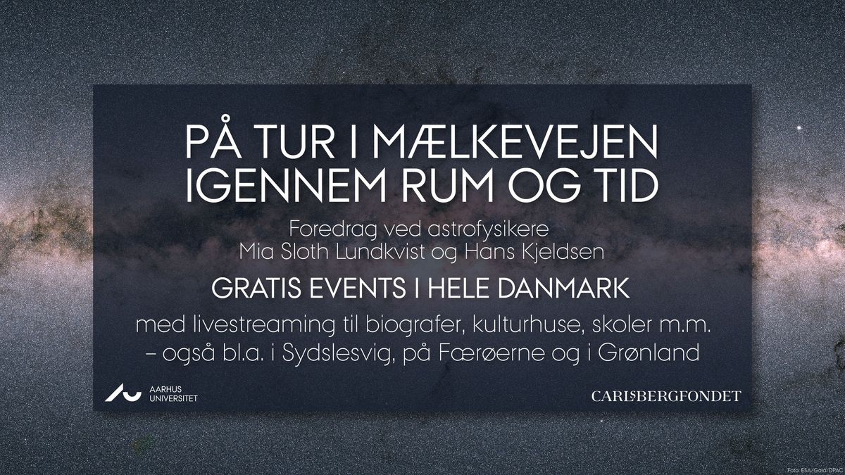 Livestream - P\u00e5 tur i M\u00e6lkevejen igennem rum og tid