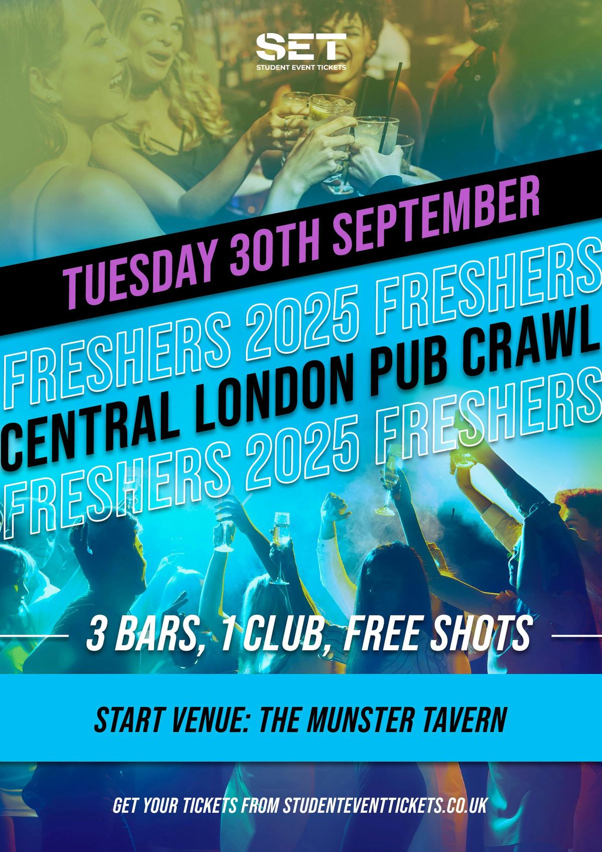 CENTRAL LONDON PUB CRAWL - TUESDAY 30TH SEPTEMBER *FREE SHOTS*