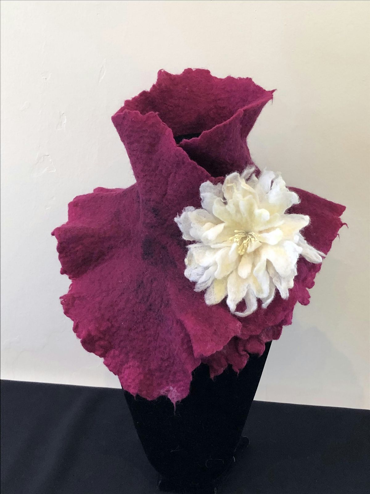 Handfelted flower