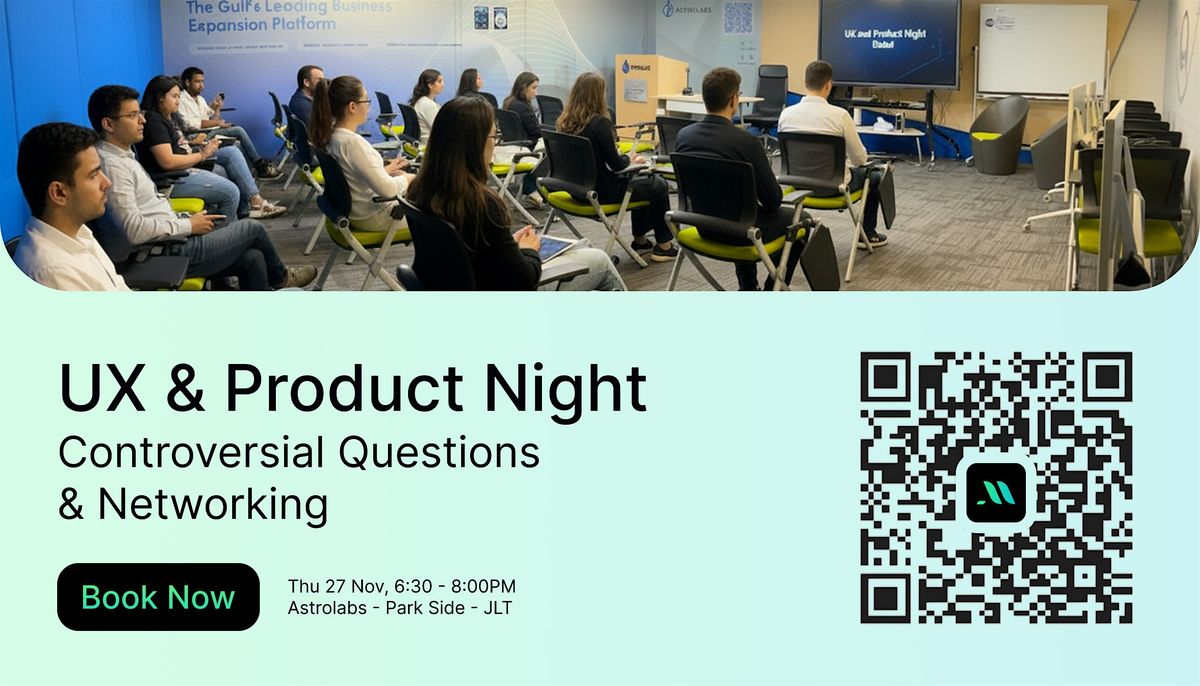UX and Product Night: Controversial Questions and Networking
