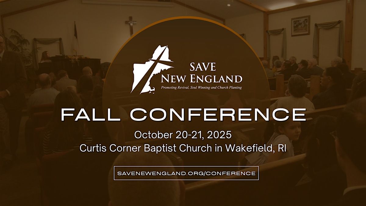 2025 FALL SAVE NEW ENGLAND Church Planting & Revival Conference