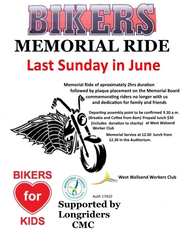 2025 Hunter Bikers Memorial Ride