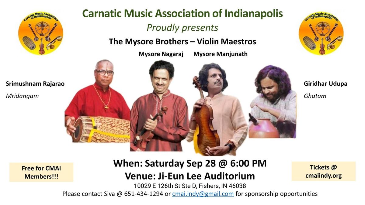 Mysore Brothers Concert