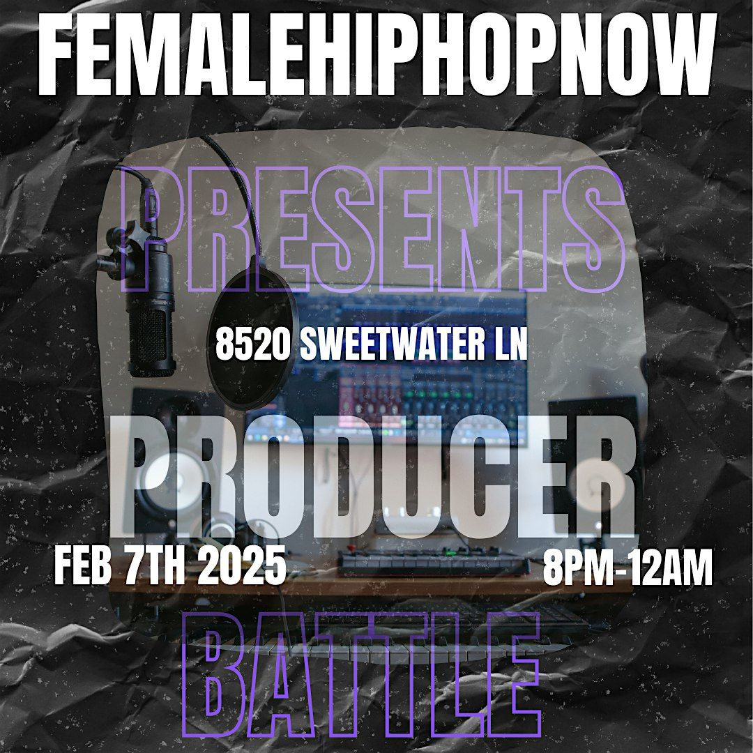 Producer battle presented Femalehiphopnow