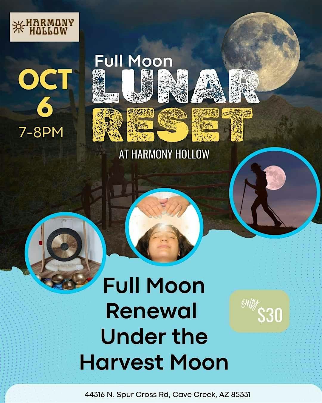 Full Moon Lunar Reset at Harmony Hollow