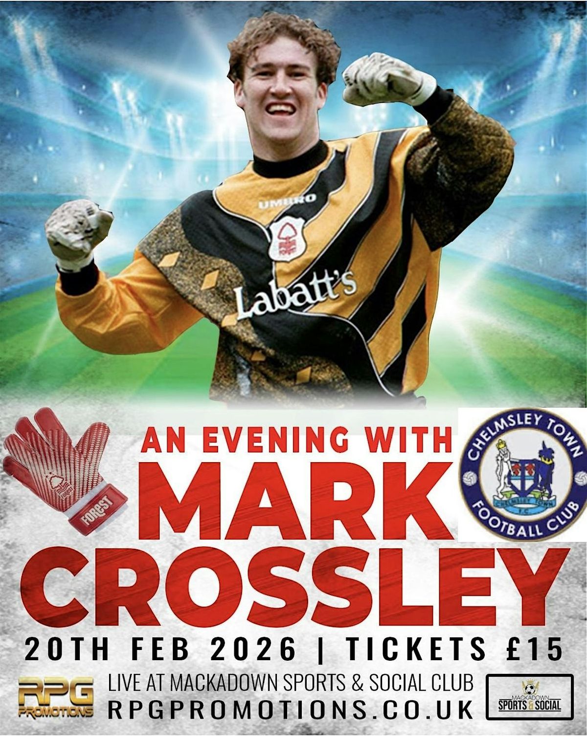 Evening with mark crossley