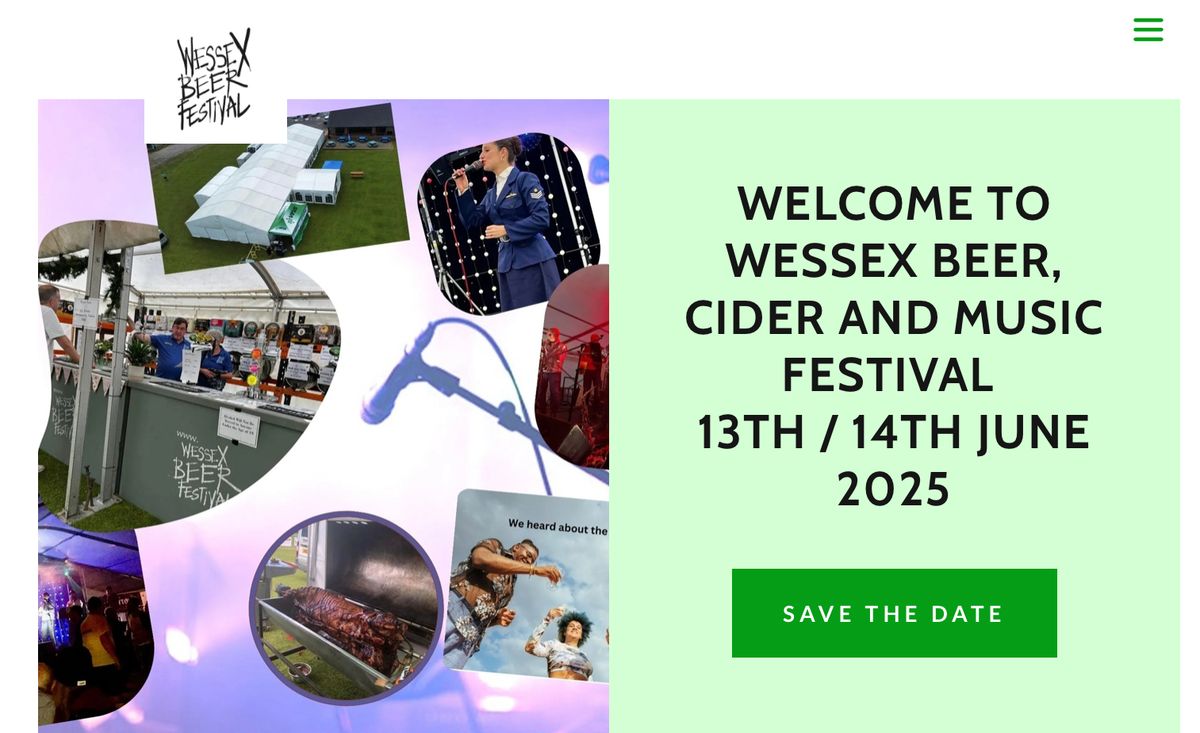 Wessex Beer Cider and Music Festival - save the date