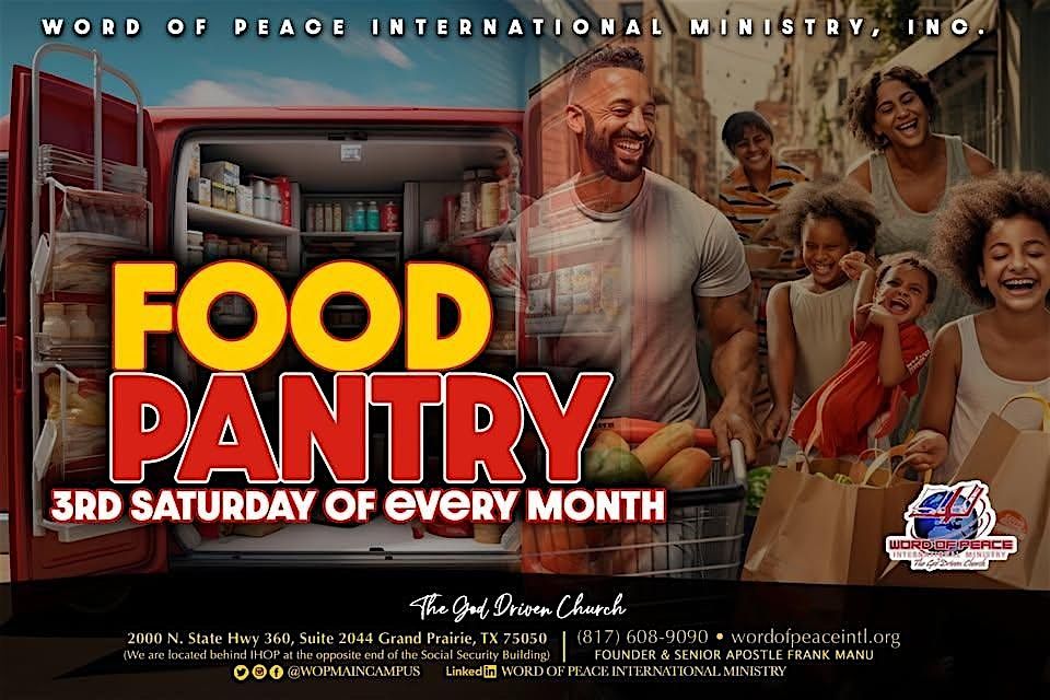 Monthly Drive-thru Food Pantry