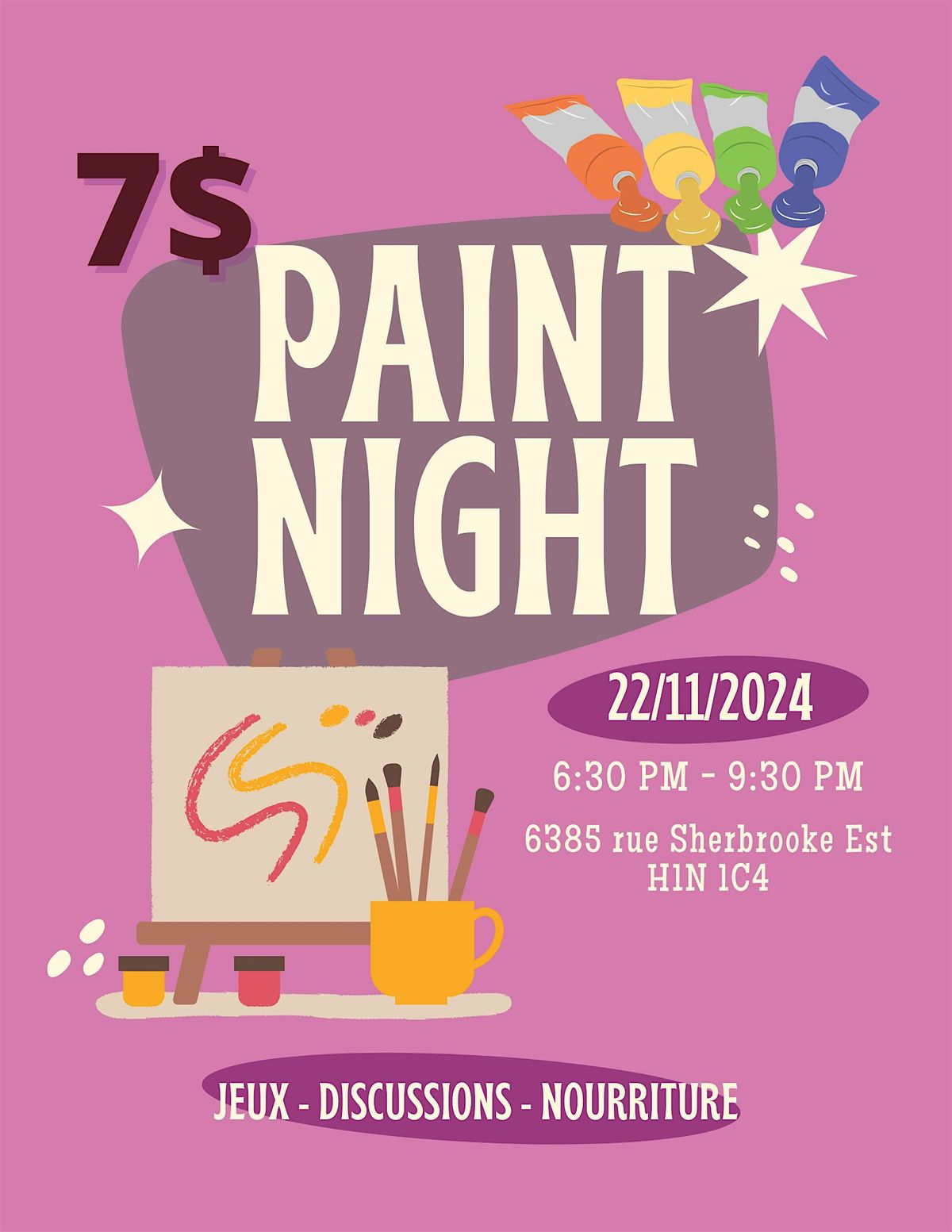 Paint Night - 2ieme Edition