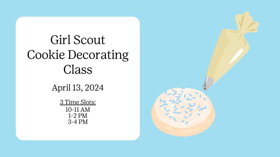 Girl Scout Cookie Decorating Class, Girl Scouts of Southwest Indiana
