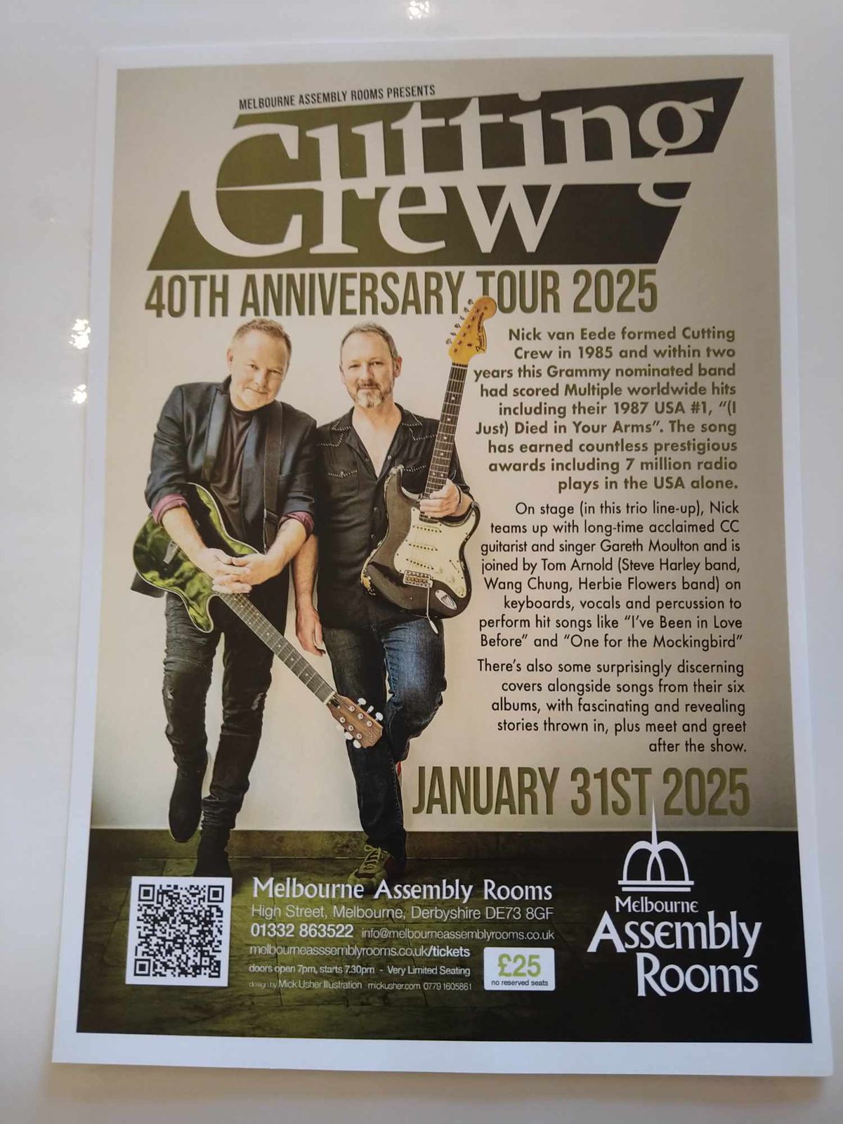 Cutting Crew 'The 40th Anniversary Tour'