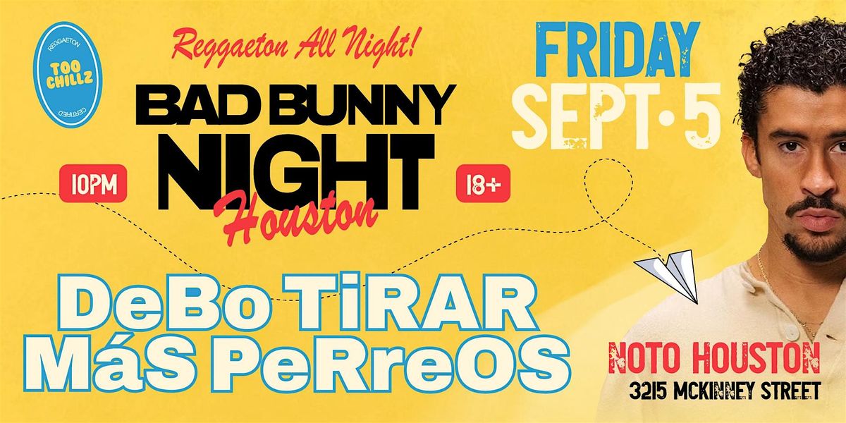 REGGAETON PARTY @ NOTO HOUSTON 18+