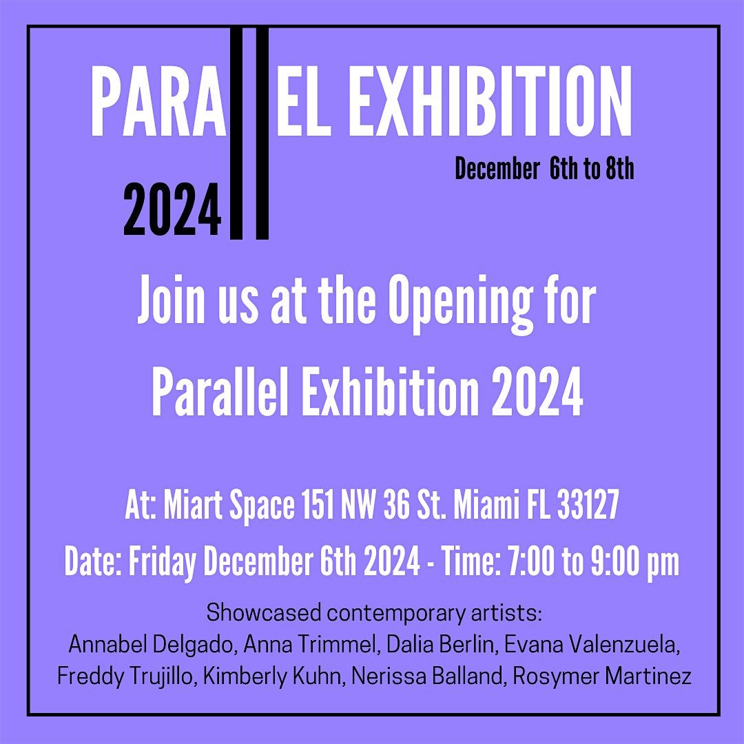 Opening cocktail for Parallel Exhibition on December 6th