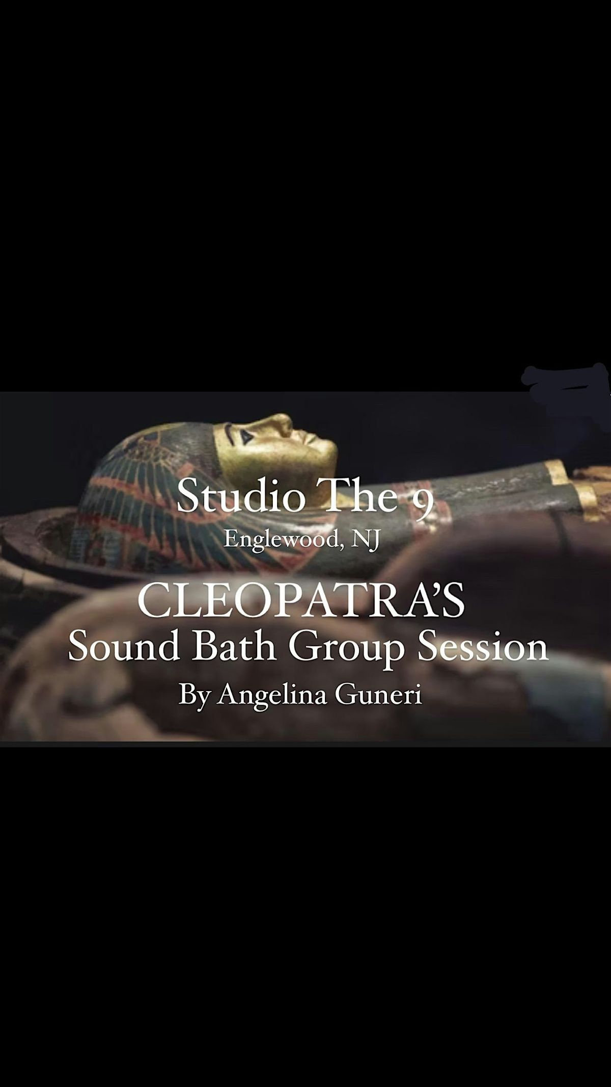 CLEOPATRA'S SOUND BATH GROUP SESSION