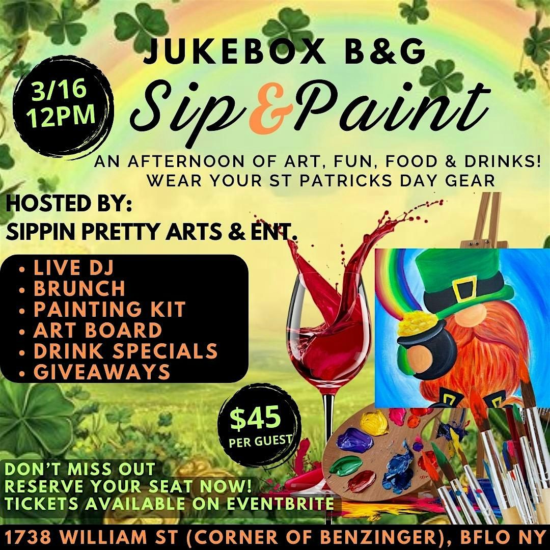 Saint Patrick\u2019s Day Paint&Sip\u2618\ufe0f