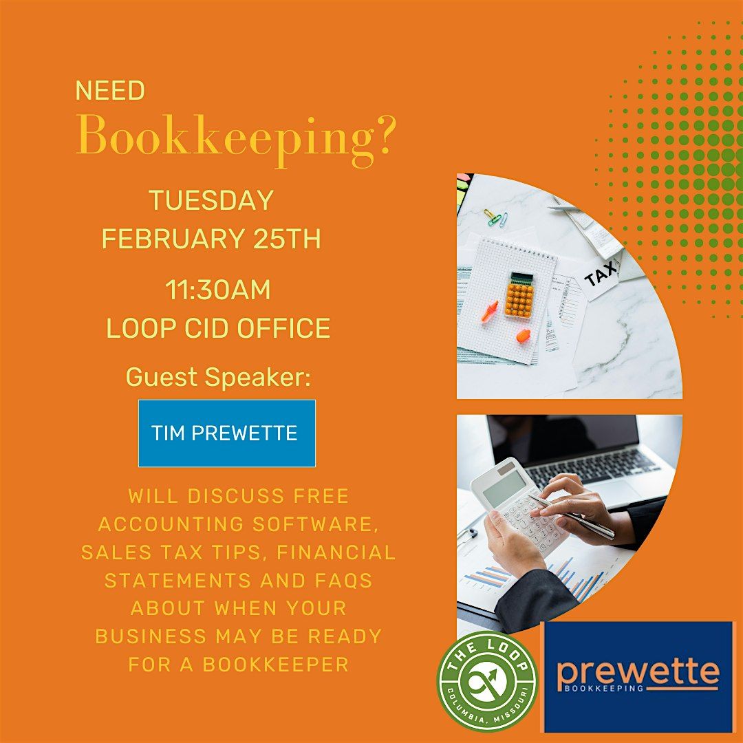 Bookkeeping with Tim Prewette