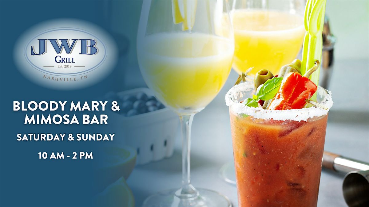 Bloody Mary & Mimosa Bar at JWB Grill