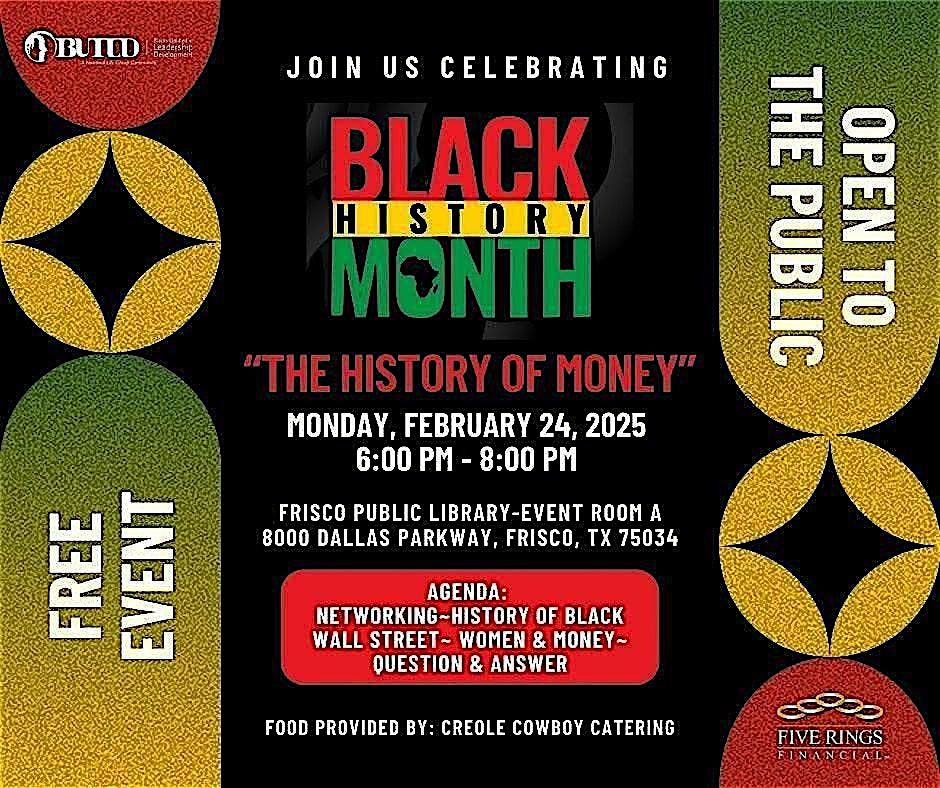 Black History Month "The History of Money"