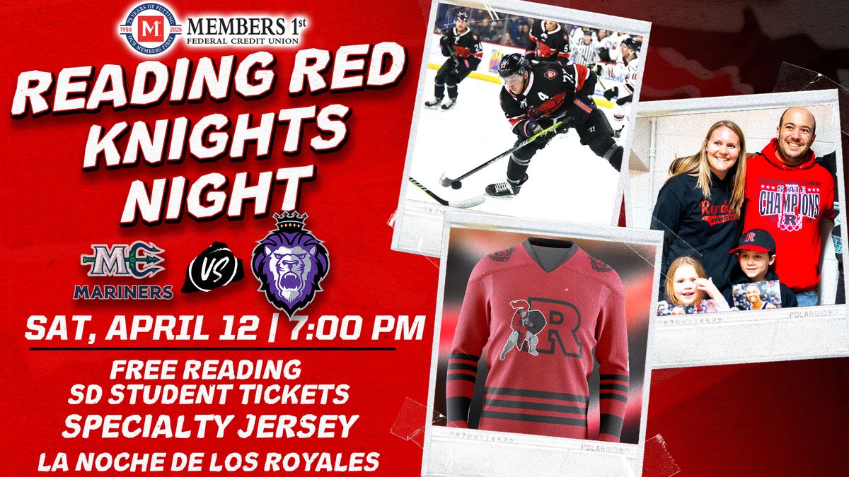 Reading Red Knights Night