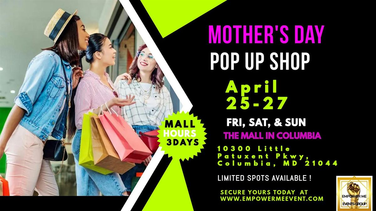 Mother's Day Pop Up Shop