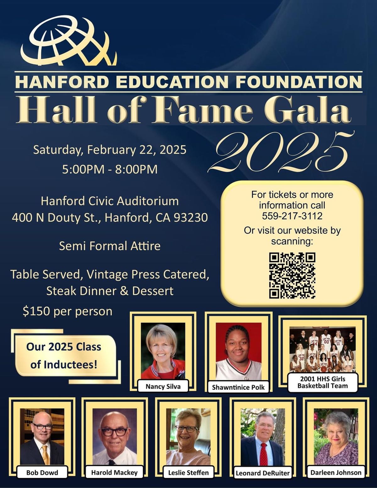 Hanford Education Foundation, Hall of Fame Gala