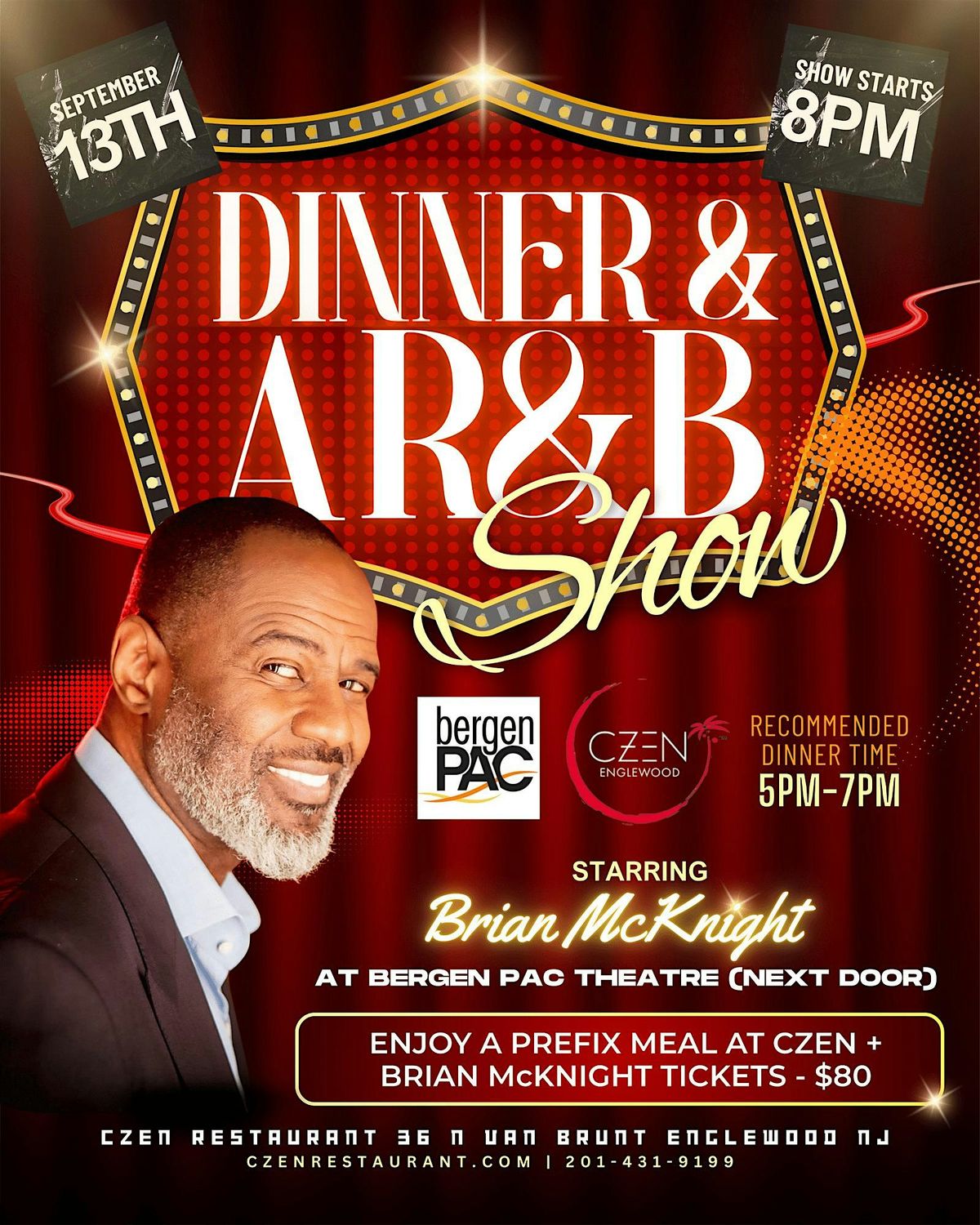 Dinner & R&B Show featuring Brian McKnight