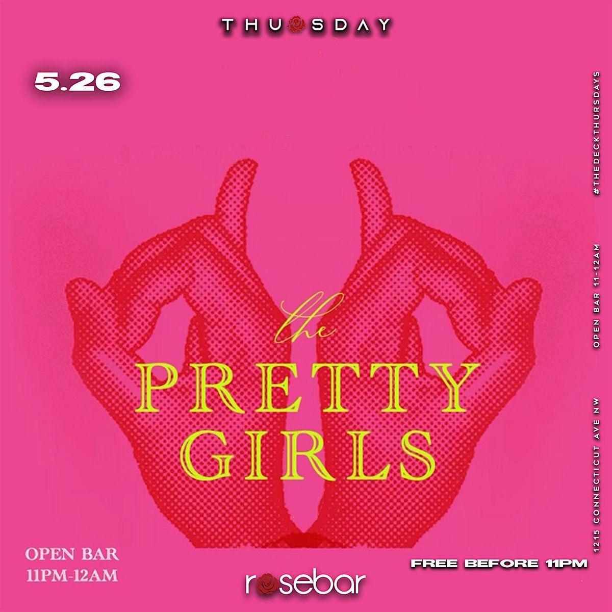 OPEN BAR PRETTY GIRL  WEEKEND KICKOFF (J15)