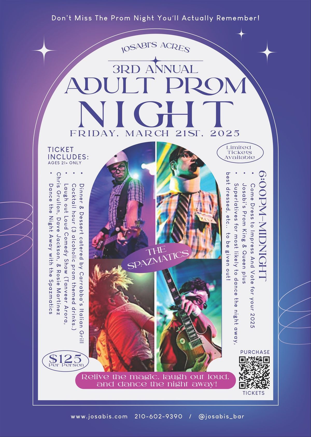 Josabi's Acres 3rd Annual Adult Prom Night