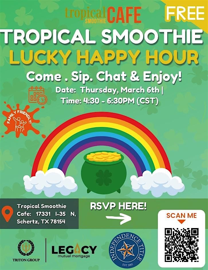 Triton Group's LUCKY Smoothie Happy Hour!