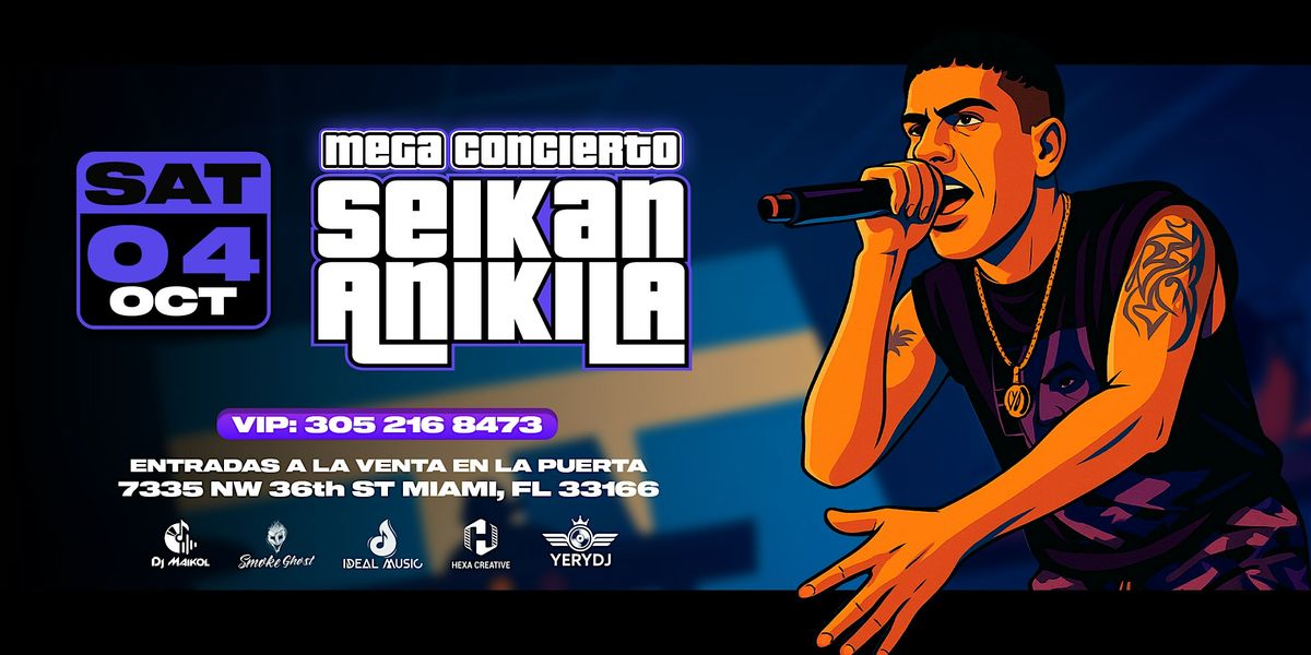 SEIKAN ANIKILA CON EDEN PARTY EN LEVEL TWO EL SABADO 4 DE OCTUBRE